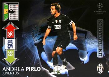 2012-13 Panini Adrenalyn XL UEFA Champions League - Limited Editions #NNO Andrea Pirlo Front