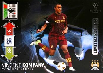 2012-13 Panini Adrenalyn XL UEFA Champions League - Limited Editions #NNO Vincent Kompany Front
