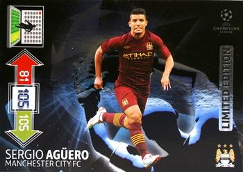 2012-13 Panini Adrenalyn XL UEFA Champions League - Limited Editions #NNO Sergio Aguero Front
