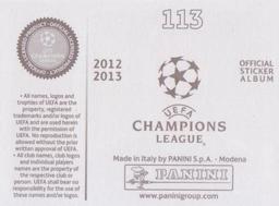 2012-13 Panini UEFA Champions League Stickers #113 Julian Draxler Back