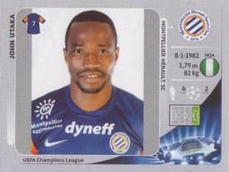 2012-13 Panini UEFA Champions League Stickers #152 John Utaka Front