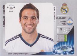2012-13 Panini UEFA Champions League Stickers #244 Gonzalo Higuain Front
