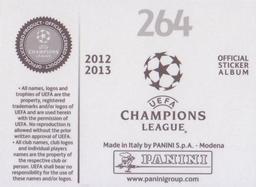 2012-13 Panini UEFA Champions League Stickers #264 AFC Ajax Badge Back