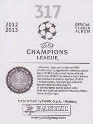 2012-13 Panini UEFA Champions League Stickers #317 John Terry Back