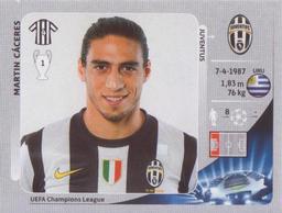 2012-13 Panini UEFA Champions League Stickers #343 Martin Caceres Front