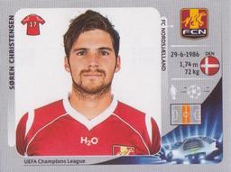 2012-13 Panini UEFA Champions League Stickers #363 Soren Christensen Front