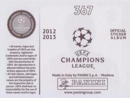 2012-13 Panini UEFA Champions League Stickers #367 Joshua John Back