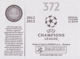 2012-13 Panini UEFA Champions League Stickers #372 FC Bayern München Badge Back