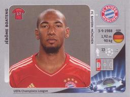 2012-13 Panini UEFA Champions League Stickers #375 Jerome Boateng Front