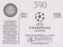 2012-13 Panini UEFA Champions League Stickers #390 Valencia CF Badge Back