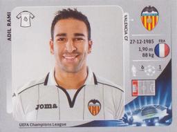 2012-13 Panini UEFA Champions League Stickers #393 Adil Rami Front