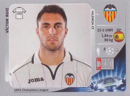 2012-13 Panini UEFA Champions League Stickers #395 Victor Ruiz Front