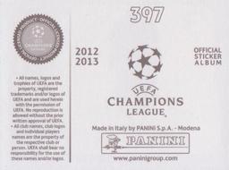2012-13 Panini UEFA Champions League Stickers #397 Aly Cissokho Back