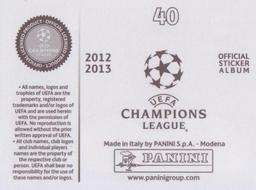 2012-13 Panini UEFA Champions League Stickers #40 Oleh Gusev Back