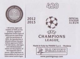 2012-13 Panini UEFA Champions League Stickers #420 Marvin Martin Back