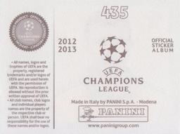 2012-13 Panini UEFA Champions League Stickers #435 Aleksandr Volodko Back
