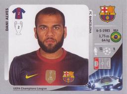 2012-13 Panini UEFA Champions League Stickers #449 Dani Alves Front