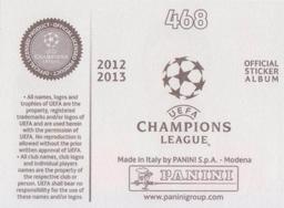 2012-13 Panini UEFA Champions League Stickers #468 Nemanja Matic Back