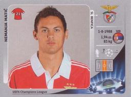 2012-13 Panini UEFA Champions League Stickers #468 Nemanja Matic Front