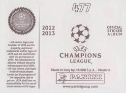 2012-13 Panini UEFA Champions League Stickers #477 Rodrigo Moreno Back
