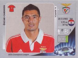 2012-13 Panini UEFA Champions League Stickers #478 Oscar Cardozo Front