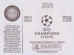 2012-13 Panini UEFA Champions League Stickers #524 Ryan Giggs Back