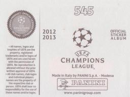 2012-13 Panini UEFA Champions League Stickers #545 Ruben Micael Back