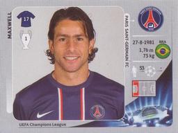 2012-13 Panini UEFA Champions League Stickers #55 Maxwell Front