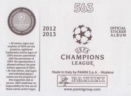 2012-13 Panini UEFA Champions League Stickers #563 Nordin Amrabat Back