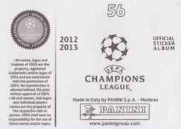 2012-13 Panini UEFA Champions League Stickers #56 Mohamed Sissoko Back