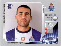 2012-13 Panini UEFA Champions League Stickers #14 Nicolas Otamendi Front