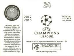 2012-13 Panini UEFA Champions League Stickers #24 James Rodriguez Back
