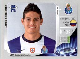 2012-13 Panini UEFA Champions League Stickers #24 James Rodriguez Front