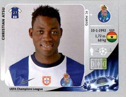 2012-13 Panini UEFA Champions League Stickers #27 Christian Atsu Front