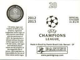 2012-13 Panini UEFA Champions League Stickers #28 Kleber Back