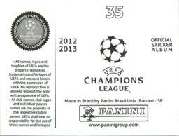 2012-13 Panini UEFA Champions League Stickers #35 Taye Taiwo Back