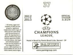 2012-13 Panini UEFA Champions League Stickers #37 Ognjen Vukojevic Back