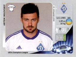 2012-13 Panini UEFA Champions League Stickers #45 Artem Milevskiy Front