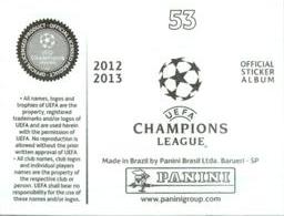 2012-13 Panini UEFA Champions League Stickers #53 Mamadou Sakho Back