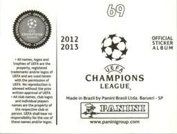 2012-13 Panini UEFA Champions League Stickers #69 Domagoj Vida Back