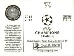 2012-13 Panini UEFA Champions League Stickers #79 Fatos Beqiraj Back