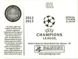 2012-13 Panini UEFA Champions League Stickers #81 Ante Rukavina Back