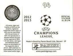 2012-13 Panini UEFA Champions League Stickers #94 Santi Cazorla Back