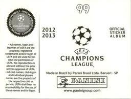 2012-13 Panini UEFA Champions League Stickers #99 Lukas Podolski Back