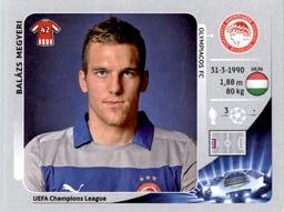 2012-13 Panini UEFA Champions League Stickers #121 Balazs Megyeri Front