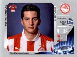 2012-13 Panini UEFA Champions League Stickers #127 Kostas Manolas Front