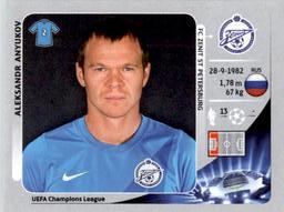 2012-13 Panini UEFA Champions League Stickers #176 Aleksandr Anyukov Front