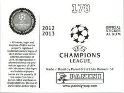 2012-13 Panini UEFA Champions League Stickers #178 Nicolas Lombaerts Back