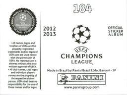2012-13 Panini UEFA Champions League Stickers #184 Roman Shirokov Back