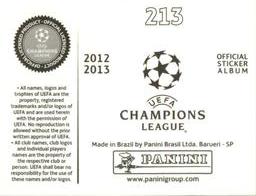 2012-13 Panini UEFA Champions League Stickers #213 Martin Demichelis Back